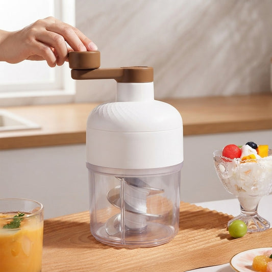 Compact Hand Crank Shaved Ice Maker