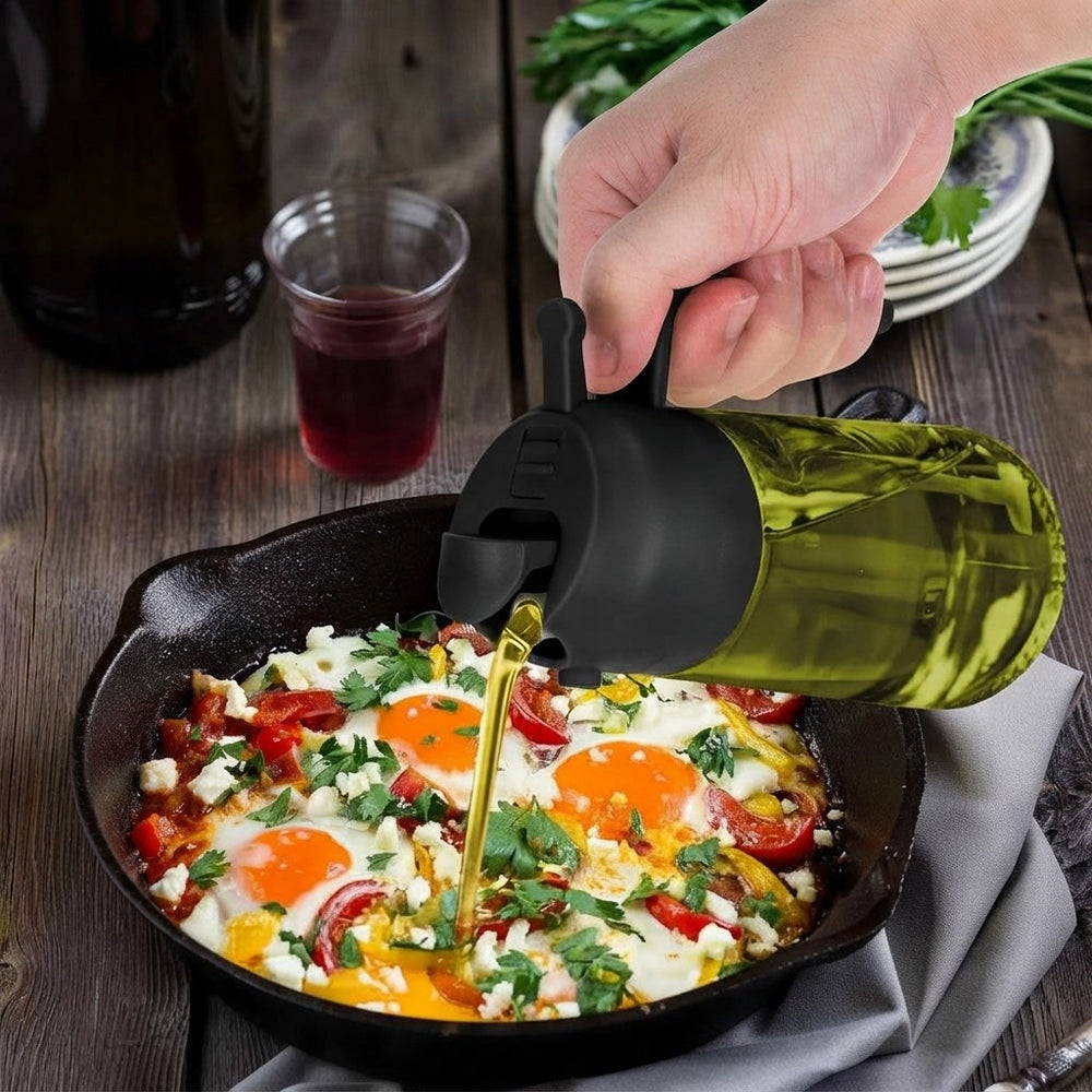 Glass Olive Oil Dispenser and Sprayer